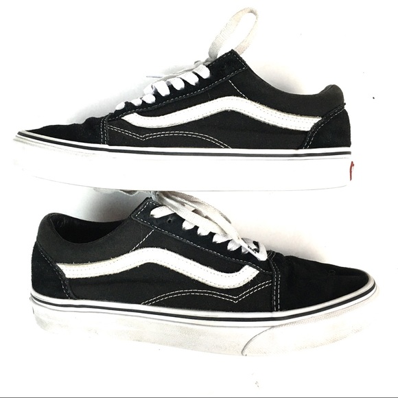 VANS OLD SKOOL CLASSIC SKATE SNEAKER BLACK UNISEX - Picture 4 of 8